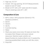 Levi's NEW Levi’s 726 High Rise Split Leg Flare Jeans Light Wash Womens Size 12 Photo 6