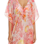 Echo🦎Striped Tunic Swim Cover Photo 1