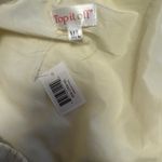 Top It Off Quilted Long Button Up Stadium Style Sleeveless Vest M/L Ivory NWT Size M Photo 1