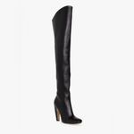 Bottega Veneta Canalazzo Black Leather Over The Knee Heel Boots Size EU 39 Photo 10