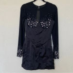 House Of CB  'Anastasia' Black Crystallised Corset‎ Dress NWOT size L Photo 3