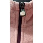 The North Face Fleece Pullover Quarter Zip Activewear Top Pink Womens Photo 3