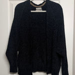 Urban Outfitters  Navy Open-Front Chenille Sweater Photo 0