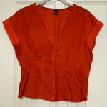 SheIn Orange blouse Photo 0