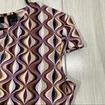 Liz Claiborne Axcess by  70s Style Mod Print Dress size S Small Photo 3