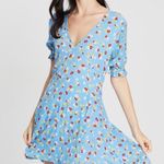 Faithfull the Brand  Floral Casual Dress in Blue Size XS Photo 1