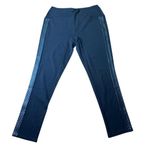 Dg2 Diana Gilman Leggings Quilted Side Panel Athleisure Black L Size L Photo 0