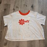 Levi's  Jordie Cropped White Tee Women's Plus Size 2X 100% Cotton NWT Photo 1