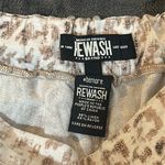 REWASH  | Women's Cheetah Print‎ Linen Blend Festival Pockets Pull On Shorts Sz S Photo 1