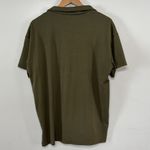 MCKOL Olive Green Ribbed Women’s Zip Polo Shirt Size XL Photo 4