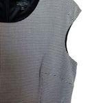 Tahari ASL Arthur Levine Sheath Dress Womens 10P Petites Multicolor Houndstooth Photo 2