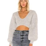 For Love & Lemons Amelia Cropped Sweater Photo 0