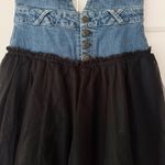 Anthropologie Pilcro Denim & Tulle Maxi Skirt, Size 2 Photo 9