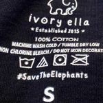Ivory Ella Black Long Sleeve T-shirt Photo 3