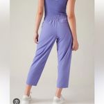 Athleta Women’s Arrival Travel Pants Dark Adonis Blue Periwinkle Purple Size 6 Photo 2