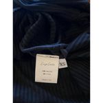 Enza Costa Shirt Women‎ XS Black Ribbed Knit Collared Button Long Sleeve Tunic Photo 11