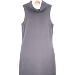 St John Santana Knit Sleeveless Cowl Neck Sweater Dress Size 6 Grayish Purple Photo 0