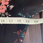 Lily White  Womens‎ Floral Bell Sleeve Chiffon Blouse Multicolor Size Medium Photo 6