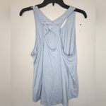 Athleta  Tank Top Blue Criss Cross Athletic Shirt Size M Photo 1