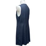 Vintage 90s AKA Eddie Bauer Sleeveless Wool Vest Dress Black 12 Petite Size 12P Photo 2