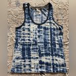 Lucky Brand  Womens Tie Die Tank‎ and Pants Pajama Set Blue Size Small Cozy Soft Photo 1