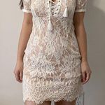 Forever 21 Lace Tie-Up Dress Photo 0