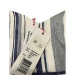 Parker Ibiza Striped Ruffle Shoulder Crop Top Blue Women's XXS NEW $148 Photo 5