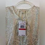 Michael Kors  Paisley Print Long Sleeve Belted Mini Dress Photo 2