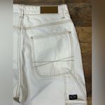 Bershka  Women's Cream Straight Leg Jeans Photo 8