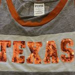 PINK - Victoria's Secret PINK Texas longhorns orange white gray tank top Photo 2