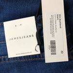 James Jeans Womens Slim Boyfriend Jeans Cuffed Dark Wash Stretch Plus Size 32 Photo 2