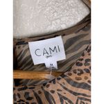 Cami NYC Amira Jungle Print Crepe Silk Top Photo 1