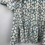 Hayden plus size 1X smocked floral blue & white blouse Photo 8