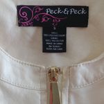 Peck & Peck Women's Laser Cut Zipper Jacket Photo 5