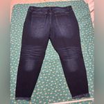 Kancan High Rise Curvy Skinny Distressed Jeans Size 24 Black Photo 2