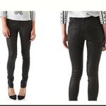 Habitual Jeans 'Eve' Hi Rise Skinny Jean Licorice Signature Coated Denim size 26 Photo 1