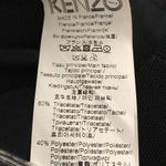 Vintage y2k Kenzo Paris sleeveless black front zip dress Size 4 Photo 3