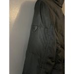 Larry Levine Down Jacket Womens Medium Black Hooded Faux Fur Removable Hood Coat Photo 7