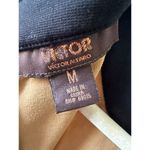 Victor Alfaro Tan Black Color Block Dress Size Medium Cap Sleeve Photo 7