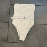 Abercrombie & Fitch Belted Ribbed One-Piece Swimsuit Photo 1