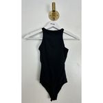 SKIMS Fits Everybody High Neck Bodysuit in Onyx Black Size XX-Small Photo 6