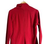 Athleta Cozy Karma Red Asymmetric Zip Mock Neck Sweater Mini Dress Size Medium Photo 6