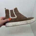 Lucky Brand Women's taupe tan Brown Kichai Cozy leather Chelsea Bootie size 6 Photo 6