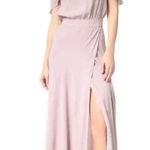 Flynn Skye  Bella Maxi Dress Off the Shoulder Pink Size Medium‎ Photo 0