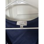 Robbie Bee Signature By  Plus Size Tiered V Neck Navy Floral Dress  Size 2X Photo 9