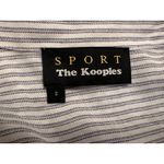 The Kooples The Koopes SPORT Blue White Striped Button Down Shirt Dress Size 2 Photo 4