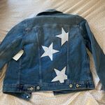 Levi’s Oversized Star Denim Jacket White Size L Photo 1
