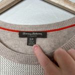 Tommy Bahama  womens Beige raglan Cashmere knit pull over Sweater size small Photo 3