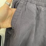 Old Navy Size L Tall High Waisted Twill Jogger Pants Pull On Moire Navy Blue Photo 5