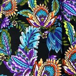 Swim Solutions Tankini Top Swimsuit size 10 Boho Paisley V Neck Underwire NEW Blue Photo 5